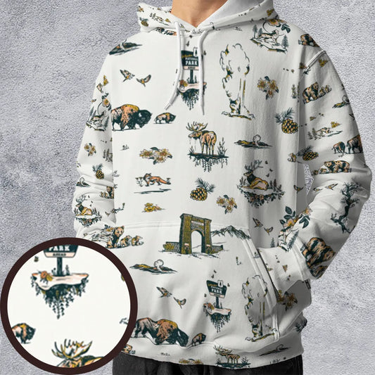 All-over Print Hoodie - TSHAZU6J