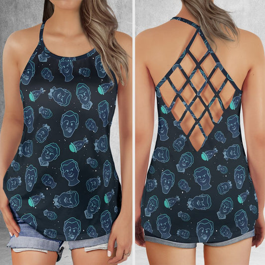 Criss Cross Tank Top - D7K9TL6R -  - 1