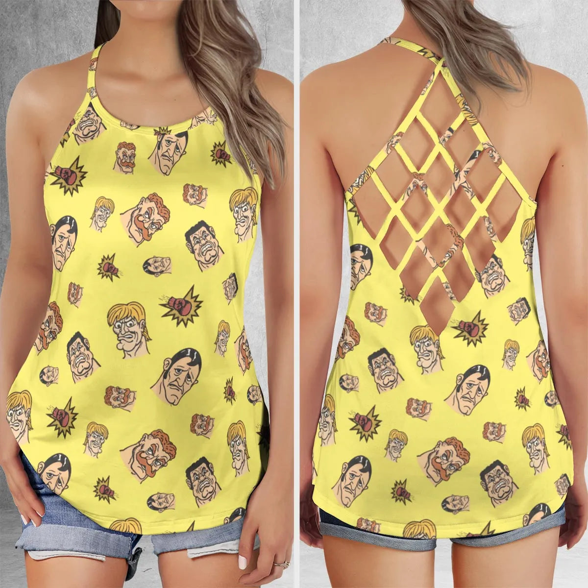 Criss Cross Tank Top - LCWWR73H
