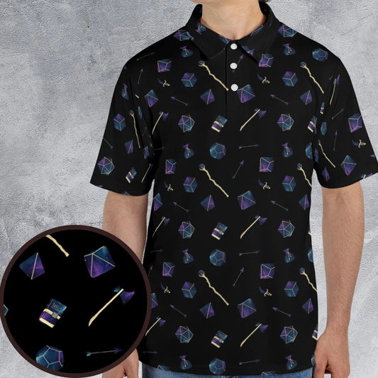 AOP Men/Women Polo Shirt - 79P4TC3R