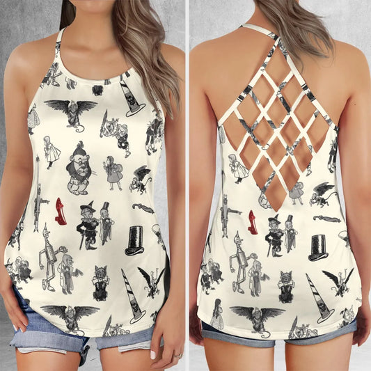 Criss Cross Tank Top - GQ36WQYL