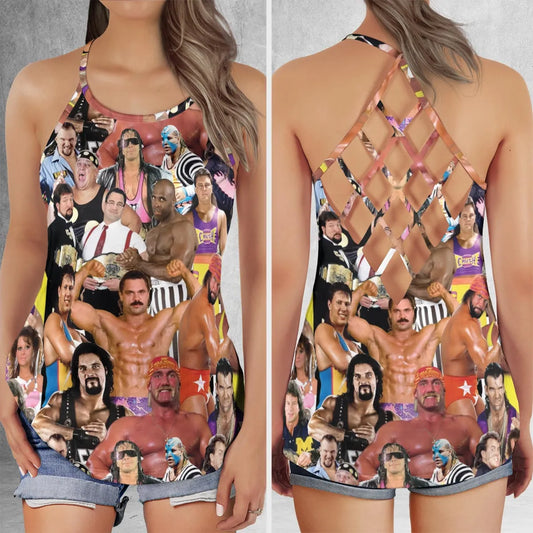 Criss Cross Tank Top - XXLJ1BWU