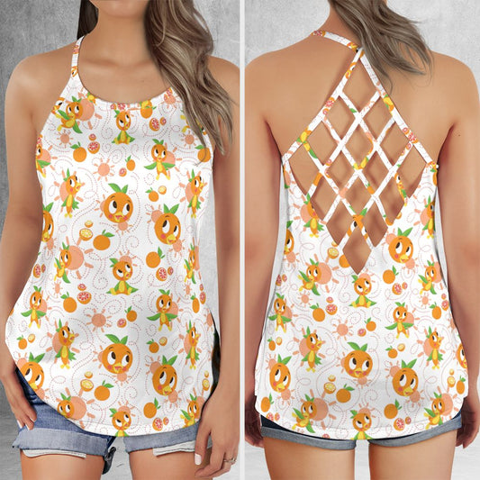 Criss Cross Tank Top - 4SMFV6ME -  - 1