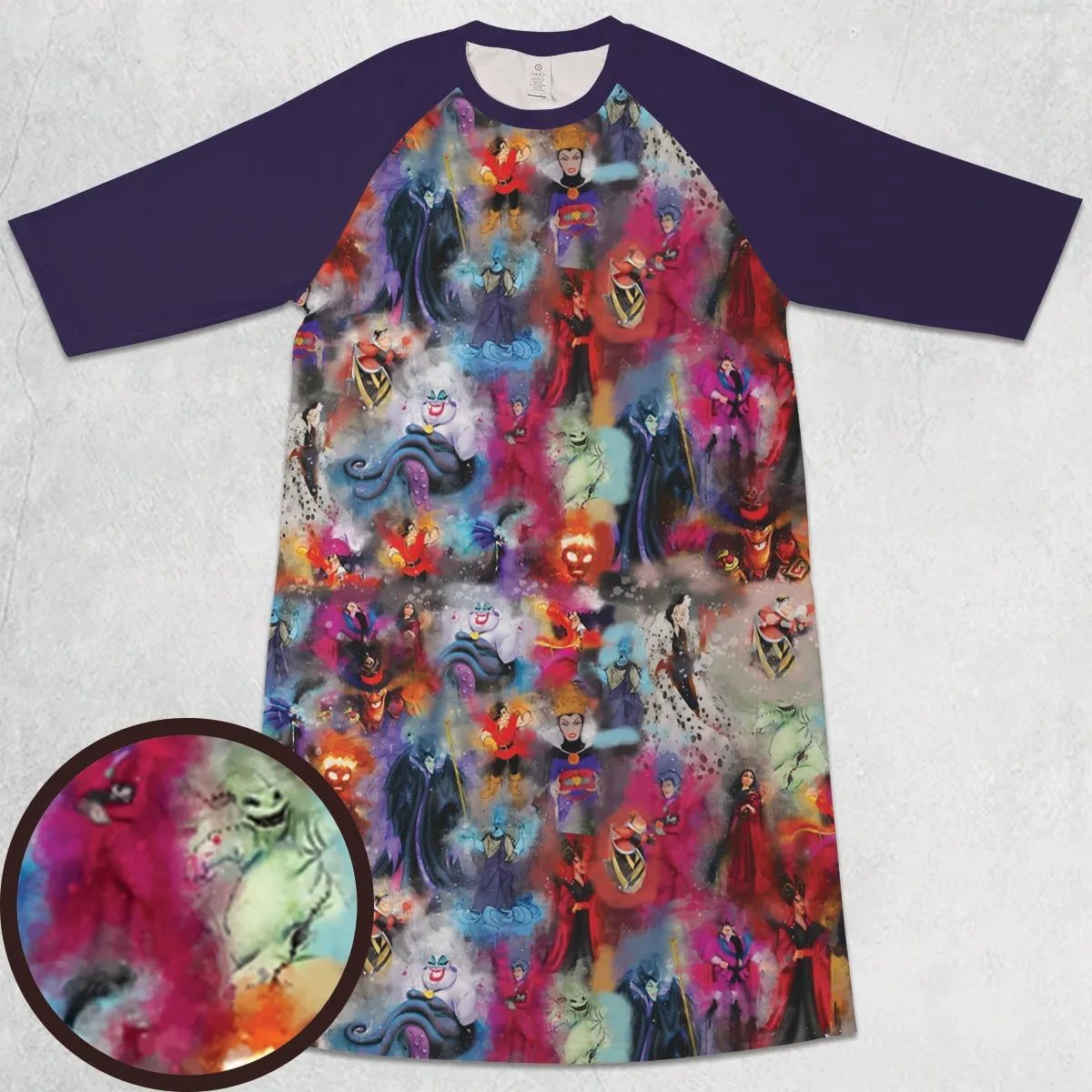 3/4 Sleeve Raglan Dress - J5ZU39MZ