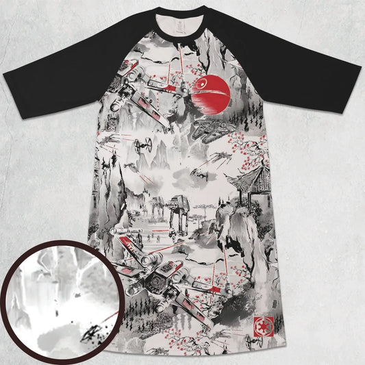 3/4 Sleeve Raglan Dress - XH9JAGD7