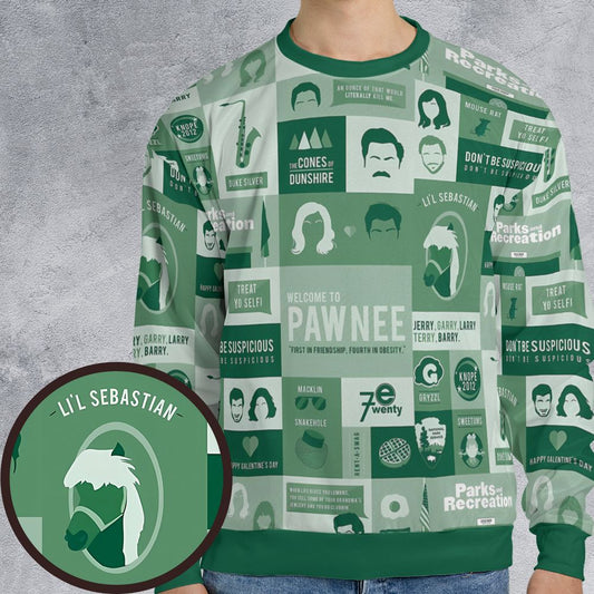 All-over Print Sweatshirt - KW3S8G34 -  - 1