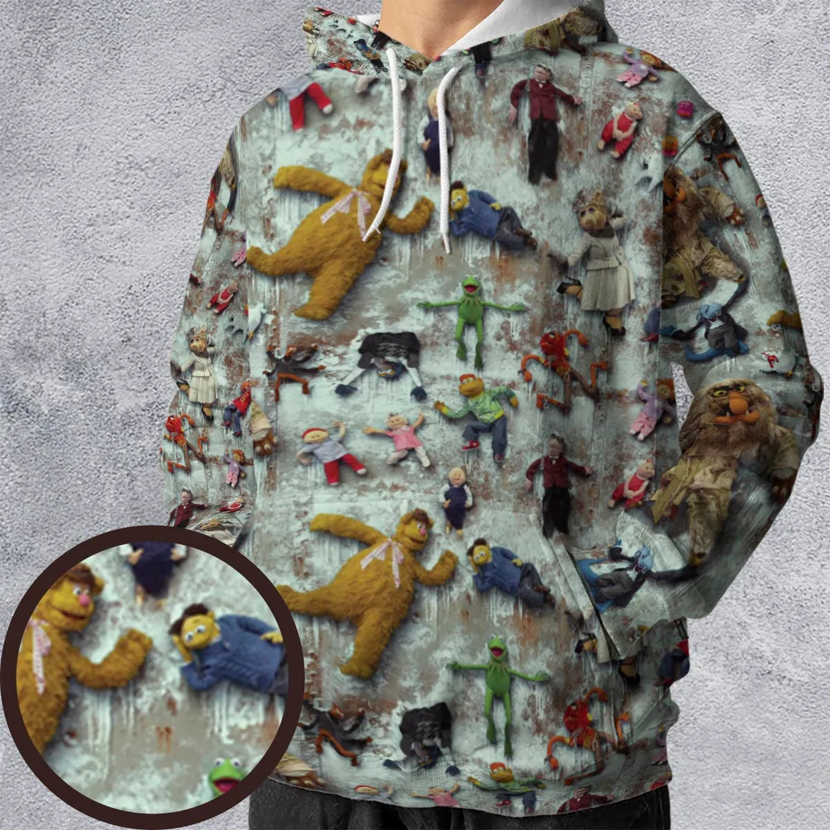 All-over Print Hoodie - 7DEPUTV1