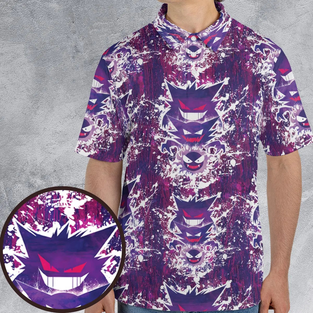 AOP Men/Women Polo Shirt - FHZHDYJL