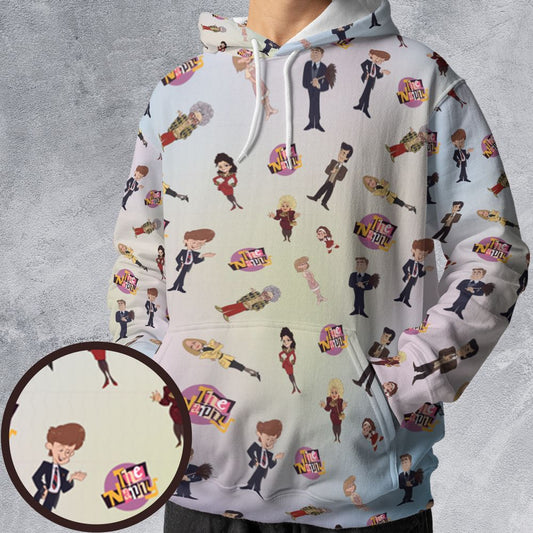 All-over Print Hoodie - 9T2N3JDE -  - 1