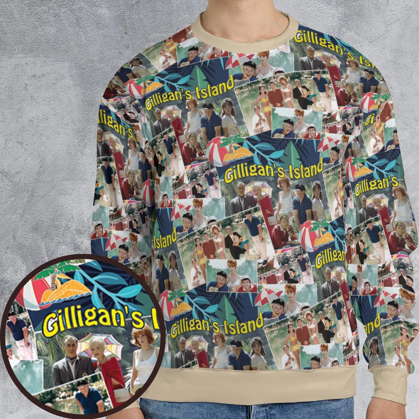 All-over Print Sweatshirt - XKTTF49D