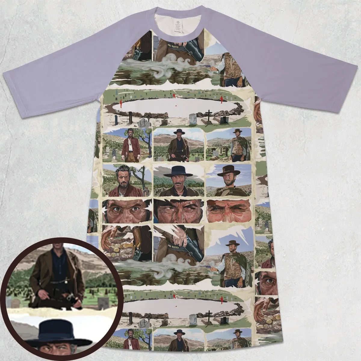 3/4 Sleeve Raglan Dress - M9SP9HXG