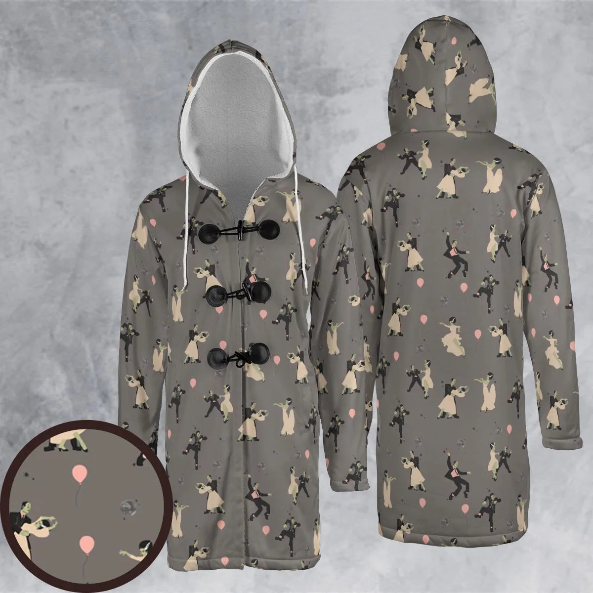 Hooded Cloak Coat - 3X7NTYZP