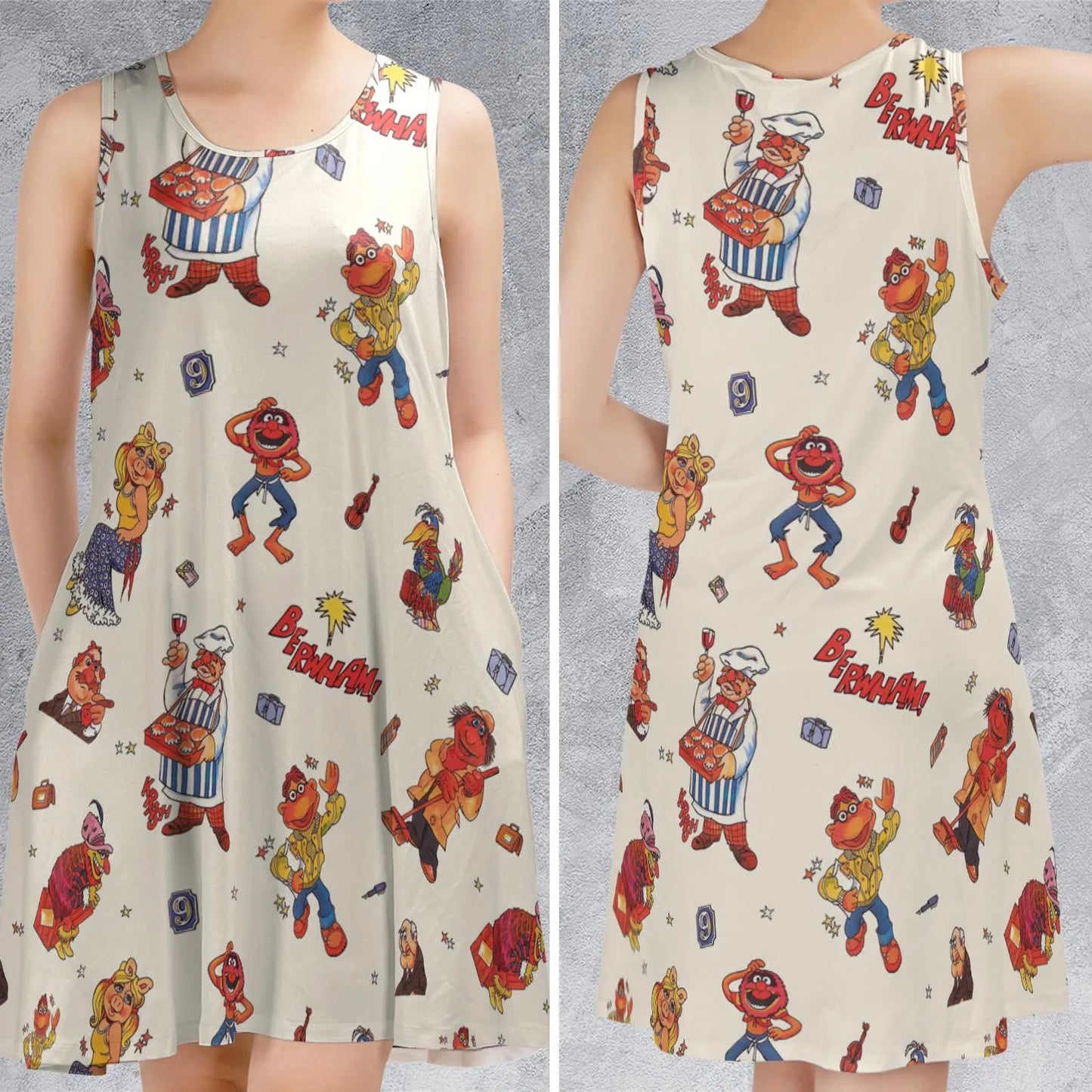Sleeveless Dress - PU8BVU6E