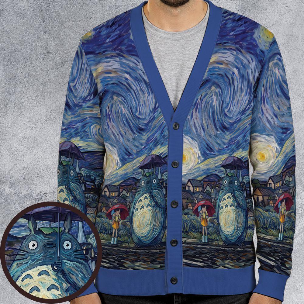 Starry Night with Totoro -  - 1