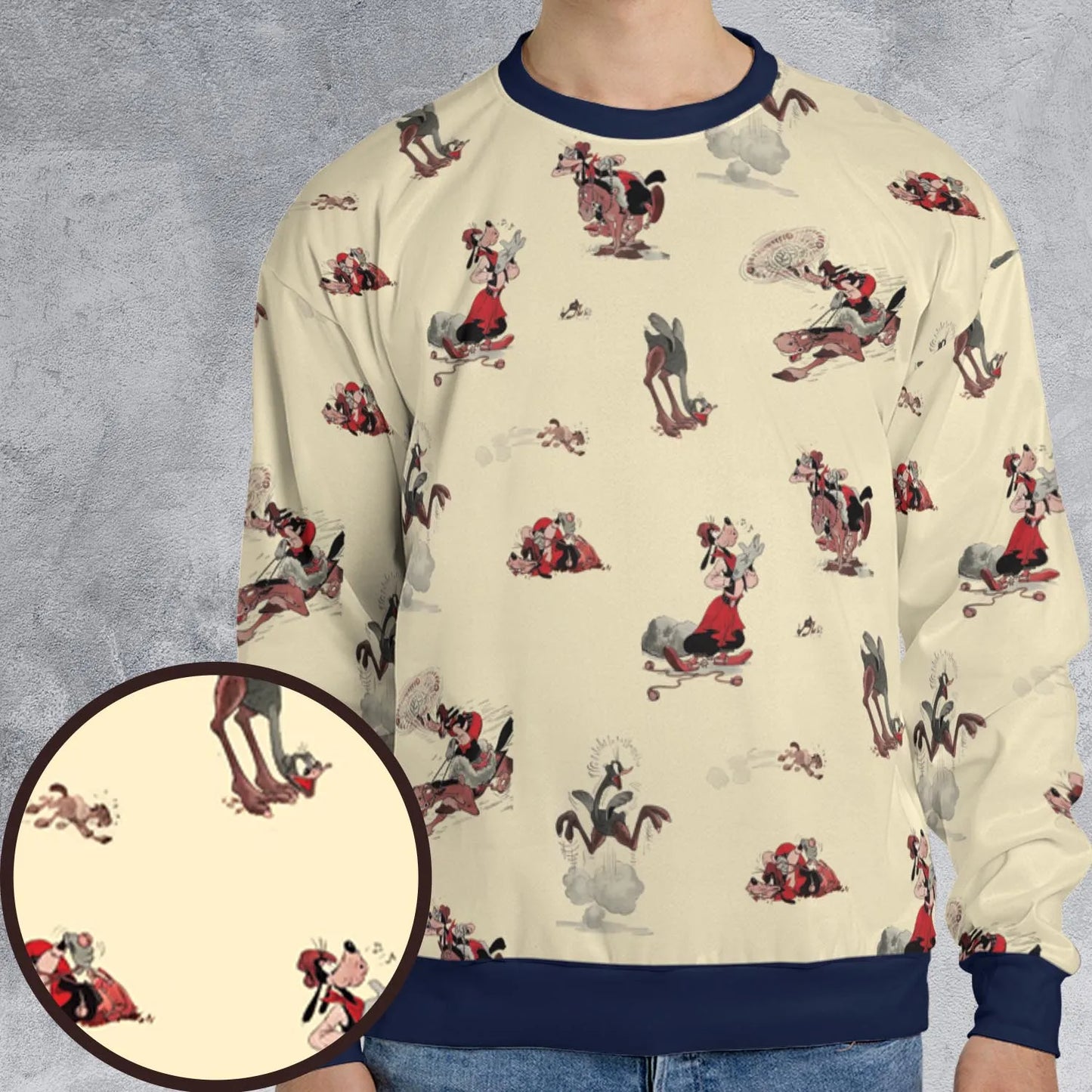 All-over Print Sweatshirt - UULCBHFJ