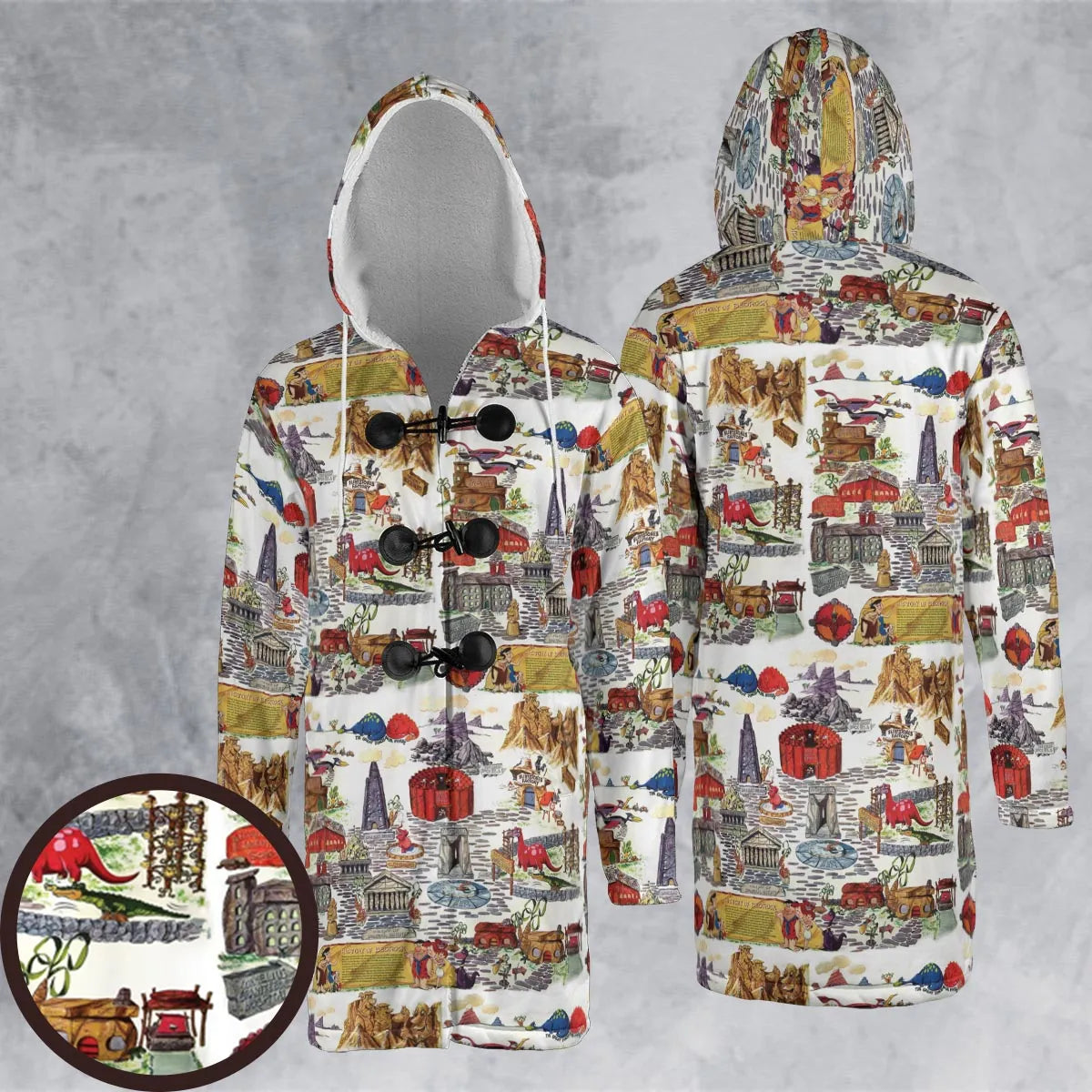 Hooded Cloak Coat - N5N47PUL