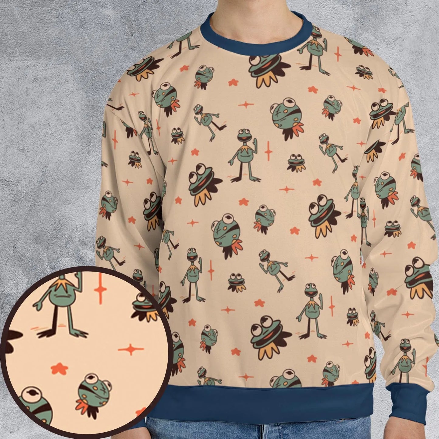 All-over Print Sweatshirt - QPW8418J