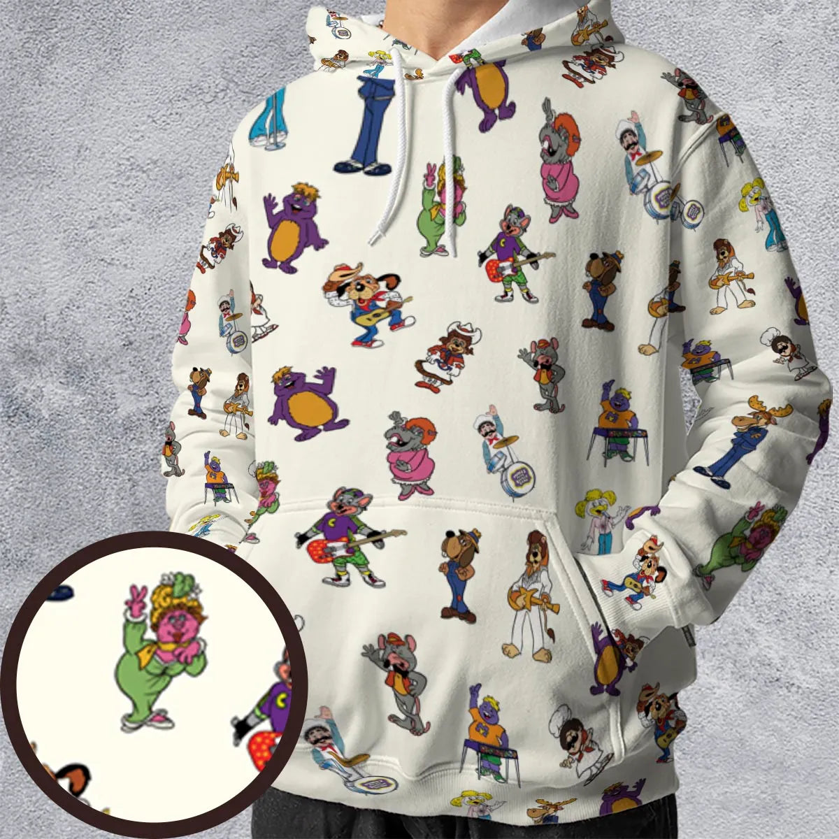 All-over Print Hoodie - TPWHV5G1