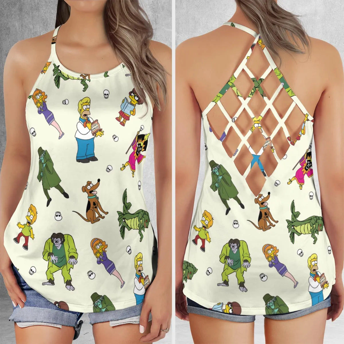 Criss Cross Tank Top - 2EUFCF2Q