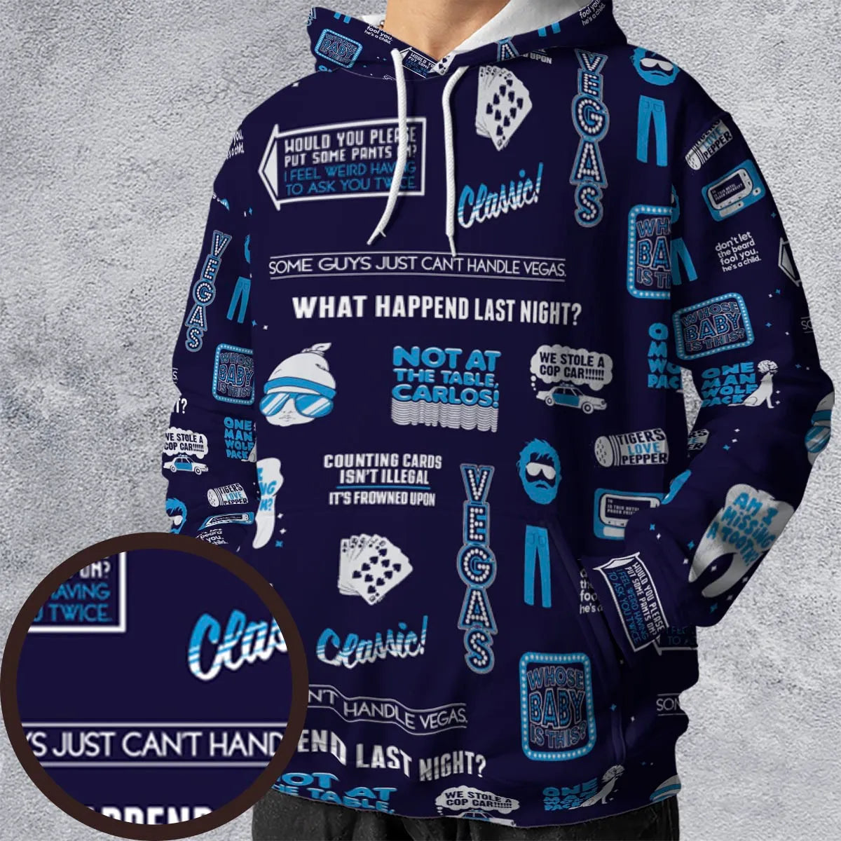 All-over Print Hoodie - X26RXU7M