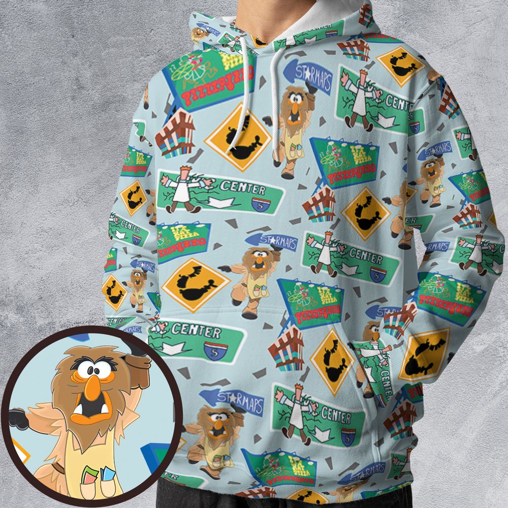 All-over Print Hoodie - Q2UR41XS -  - 1