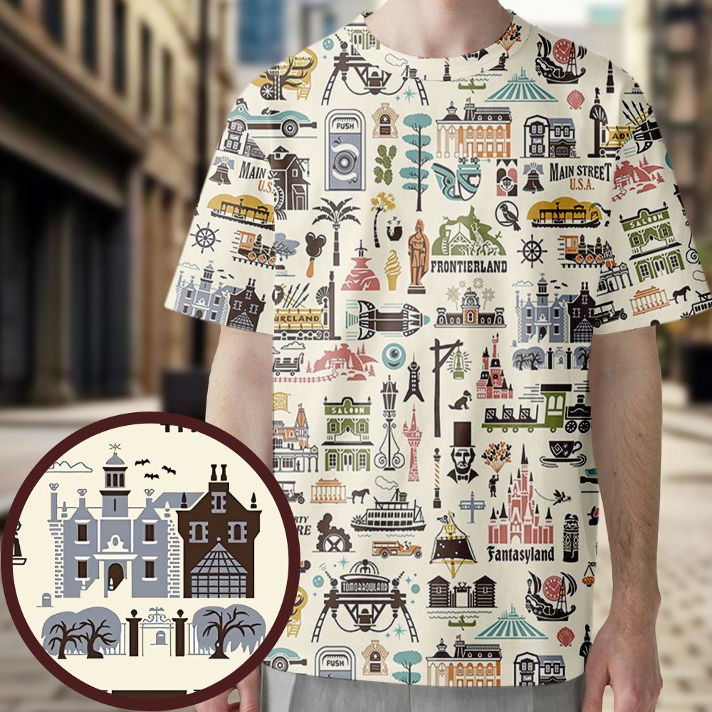 All-Over Print Unisex T-Shirt - HGA43PHG -  - 1