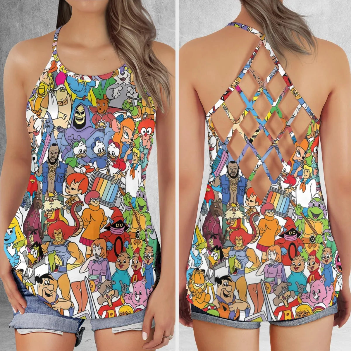 Criss Cross Tank Top - ATJ5PQ99