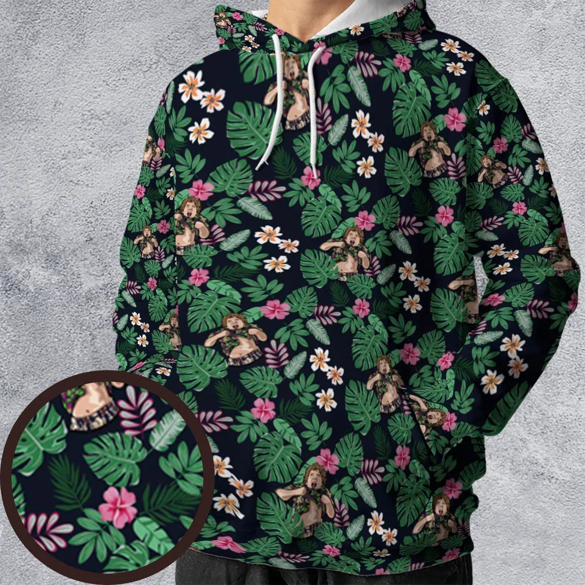 All-over Print Hoodie - UQRQL618