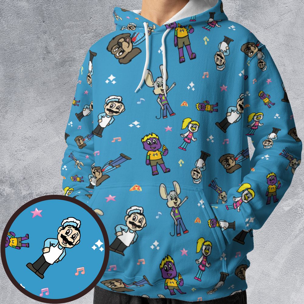 All-over Print Hoodie - CFA37TY3 -  - 1