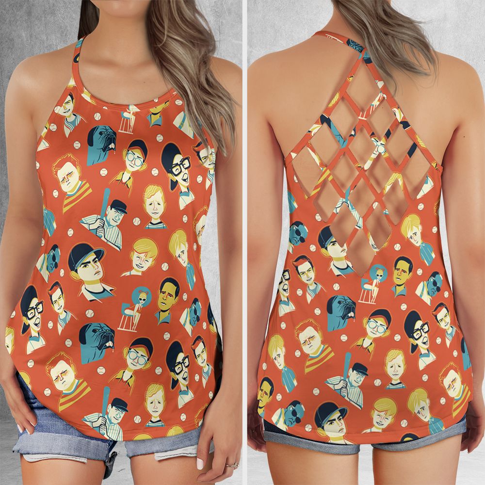 Criss Cross Tank Top - PTCXM3RG -  - 1