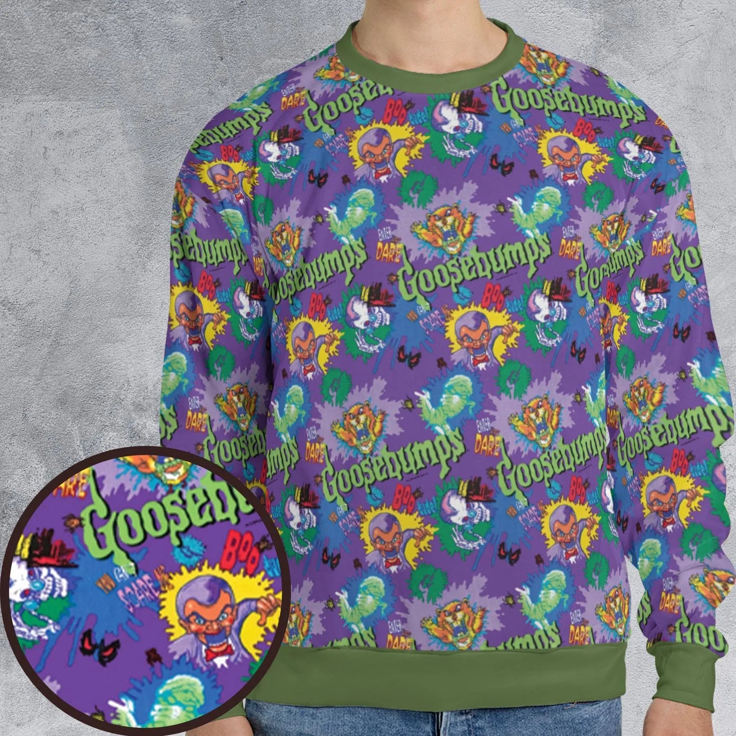 All-over Print Sweatshirt - FZ5TL93D