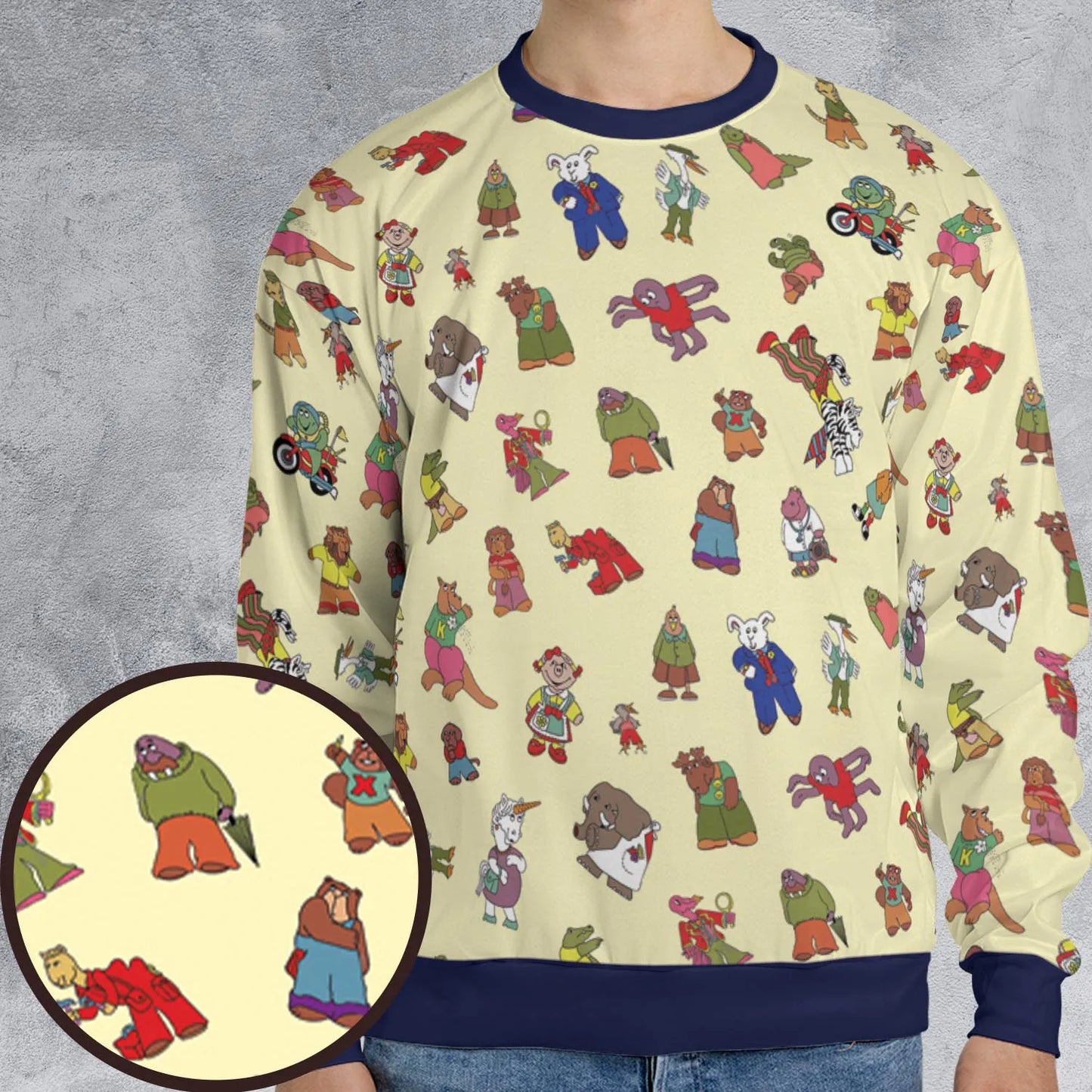 All-over Print Sweatshirt - A7366JNE