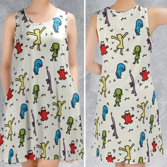Sleeveless Dress - VU2F4UZF
