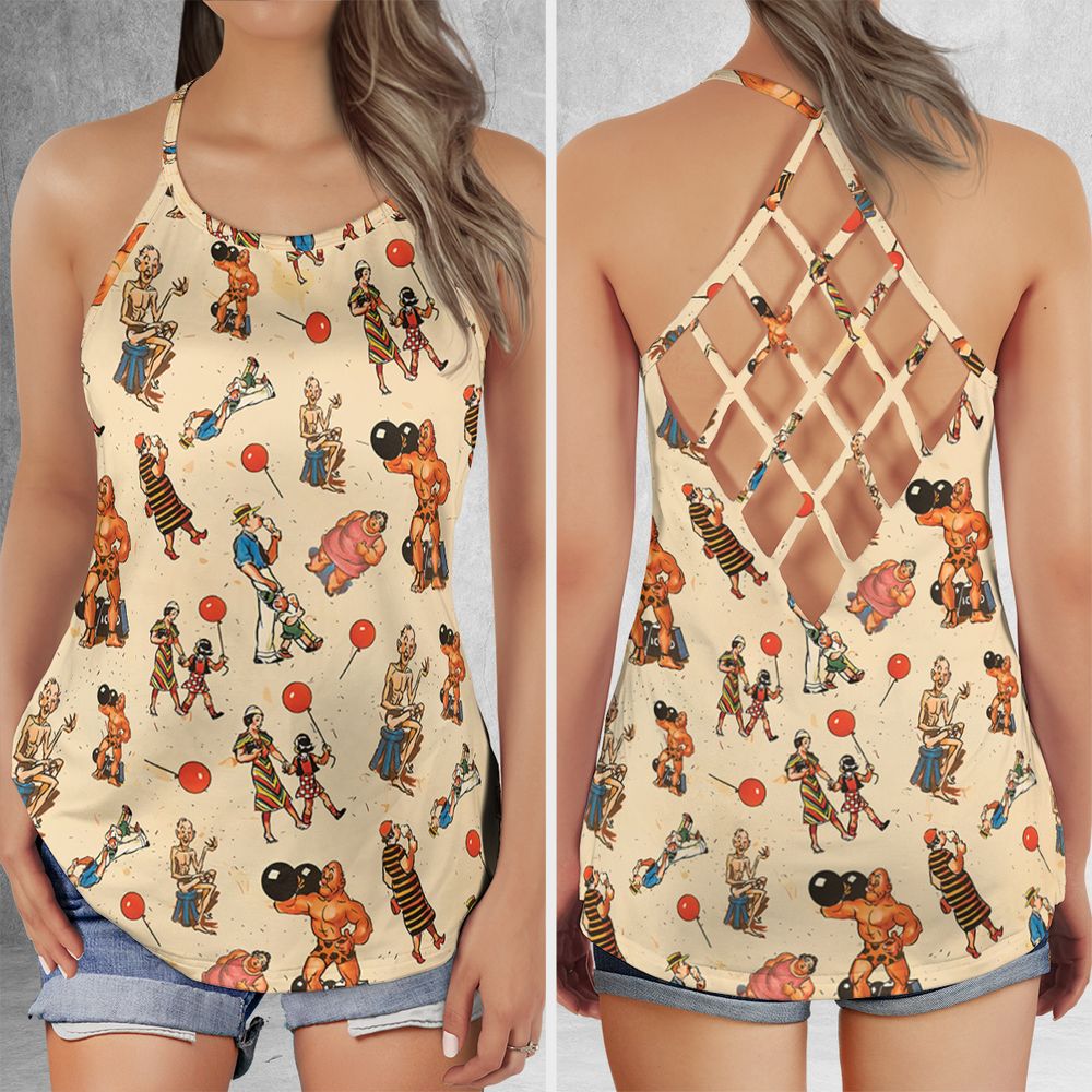 Criss Cross Tank Top - Y26DA5VY -  - 1