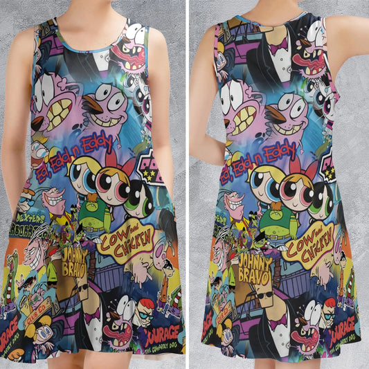 Sleeveless Dress - Q7GTYLRM