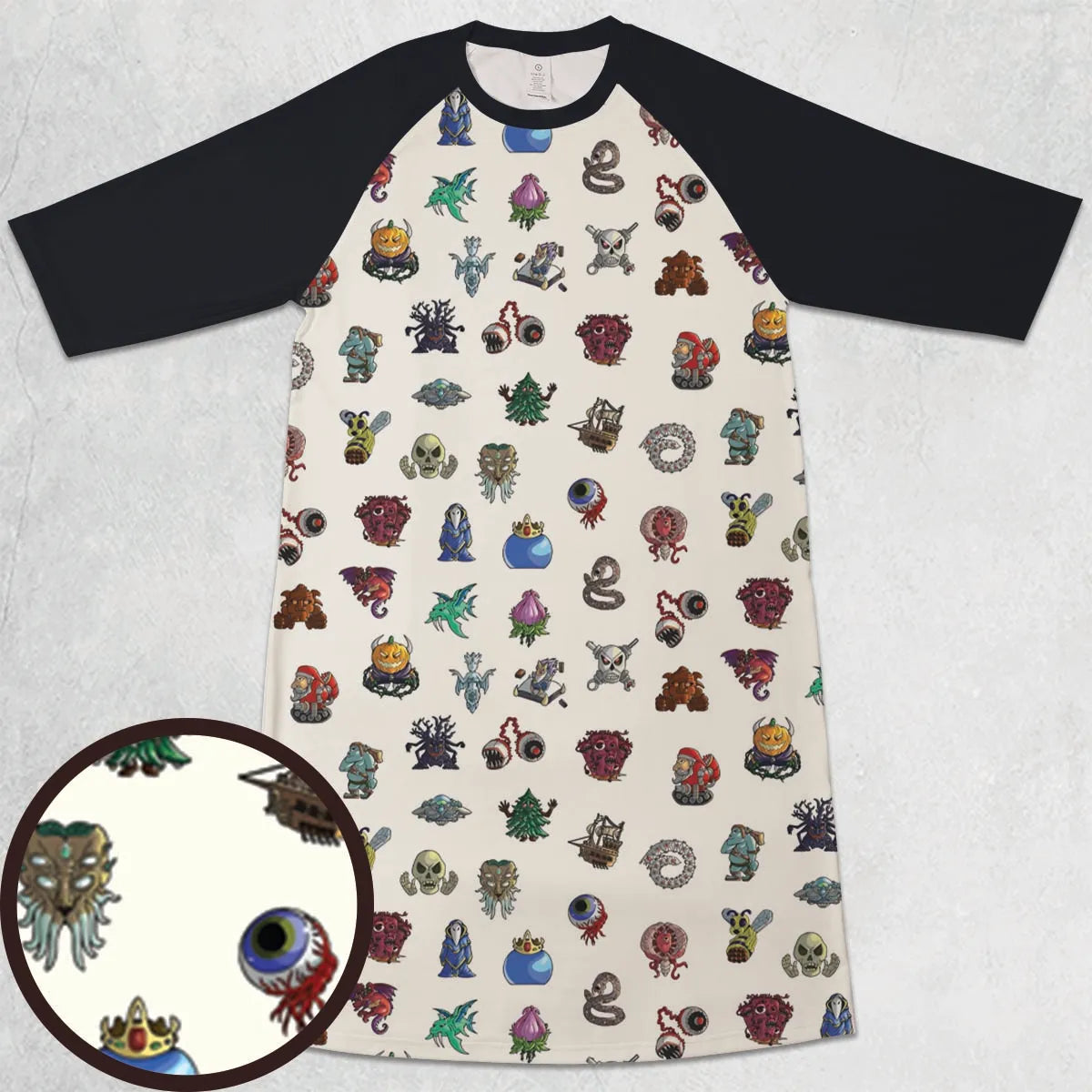 3/4 Sleeve Raglan Dress - 2QHFPXVL