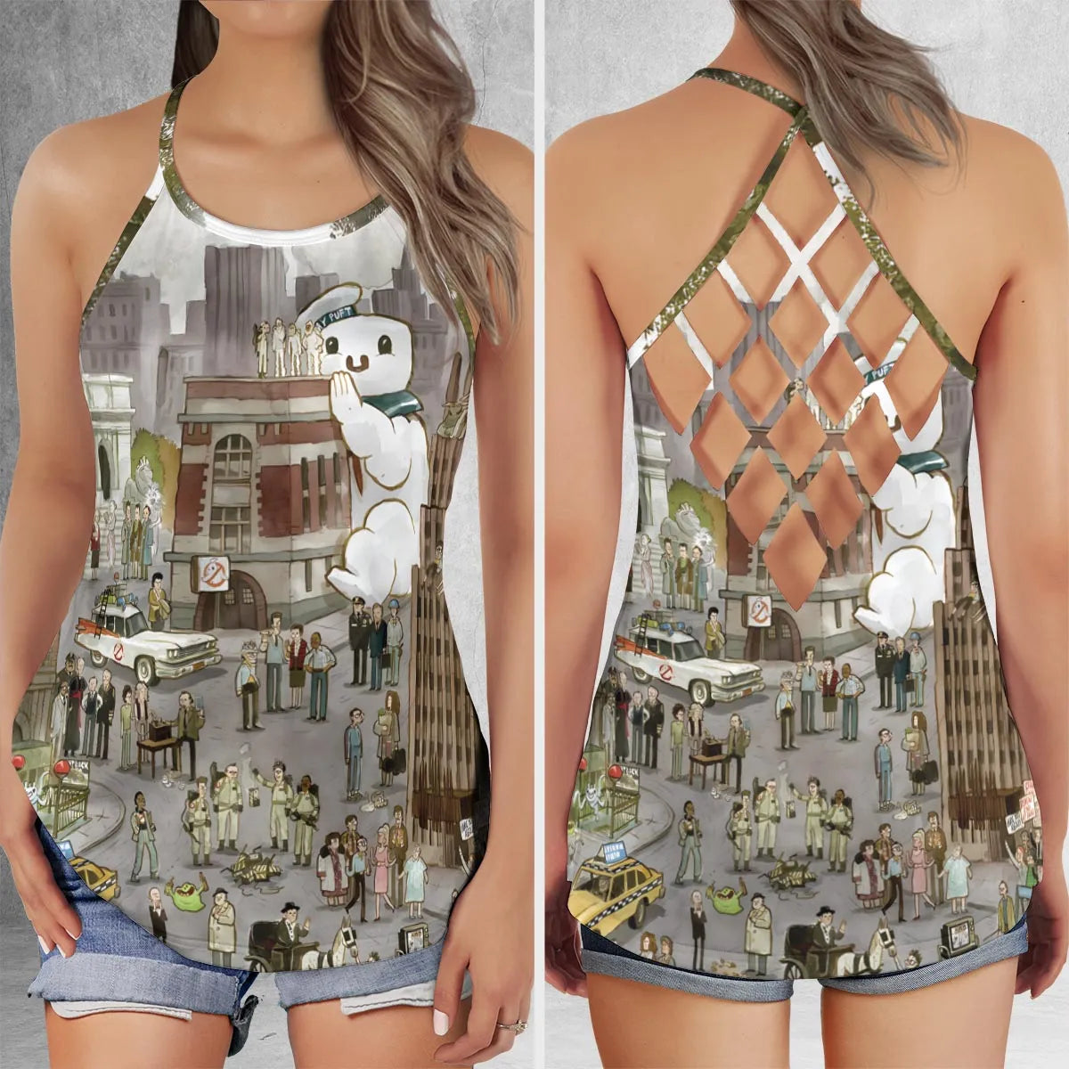 Criss Cross Tank Top - NC8LD3WV