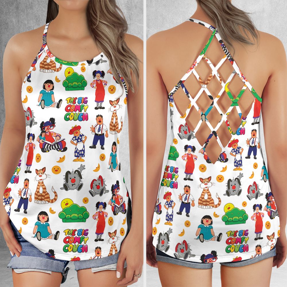 Criss Cross Tank Top - WBTSMDCL -  - 1