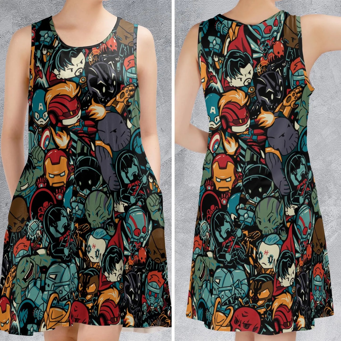 Sleeveless Dress - FVYYB174