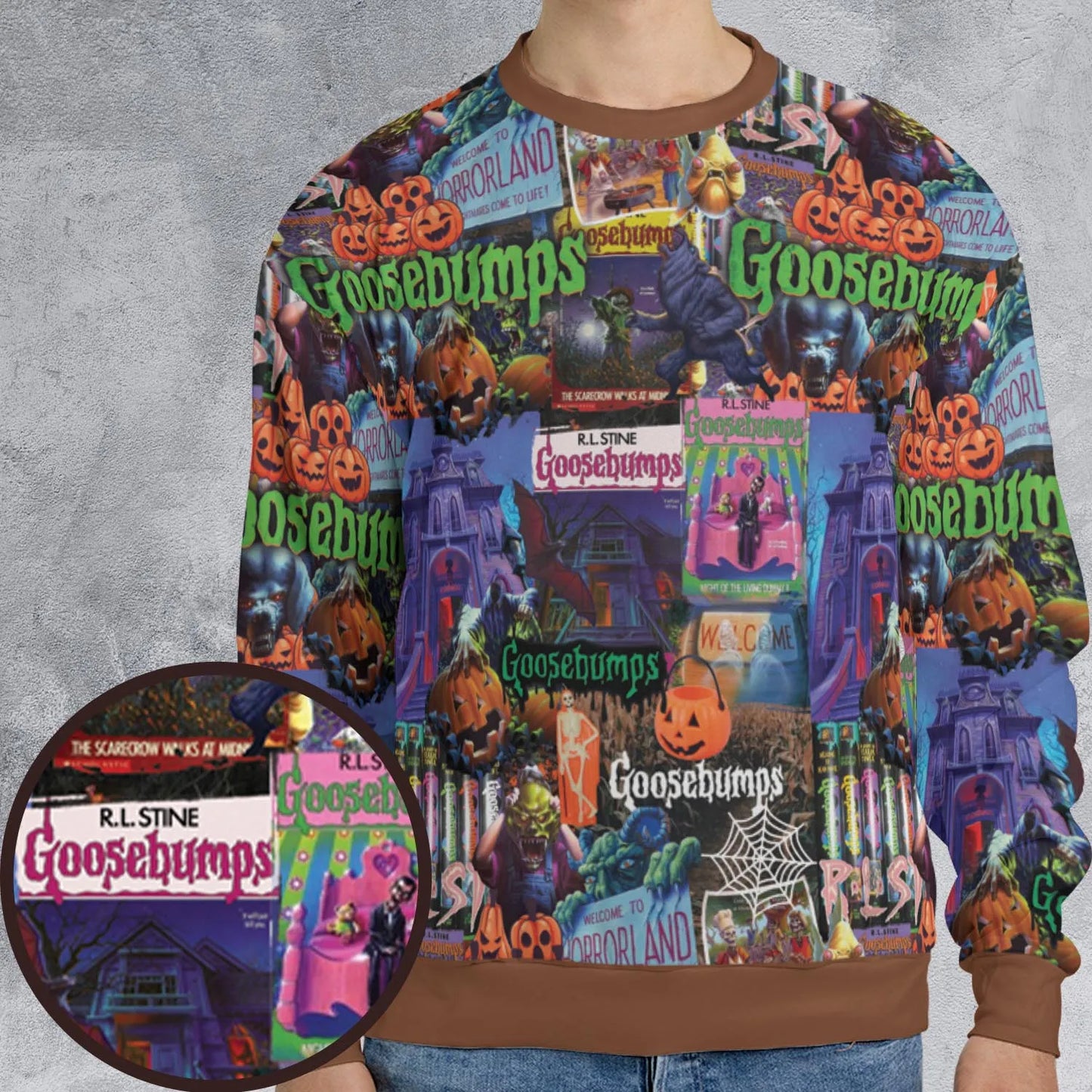All-over Print Sweatshirt - 7LR7CB7Q
