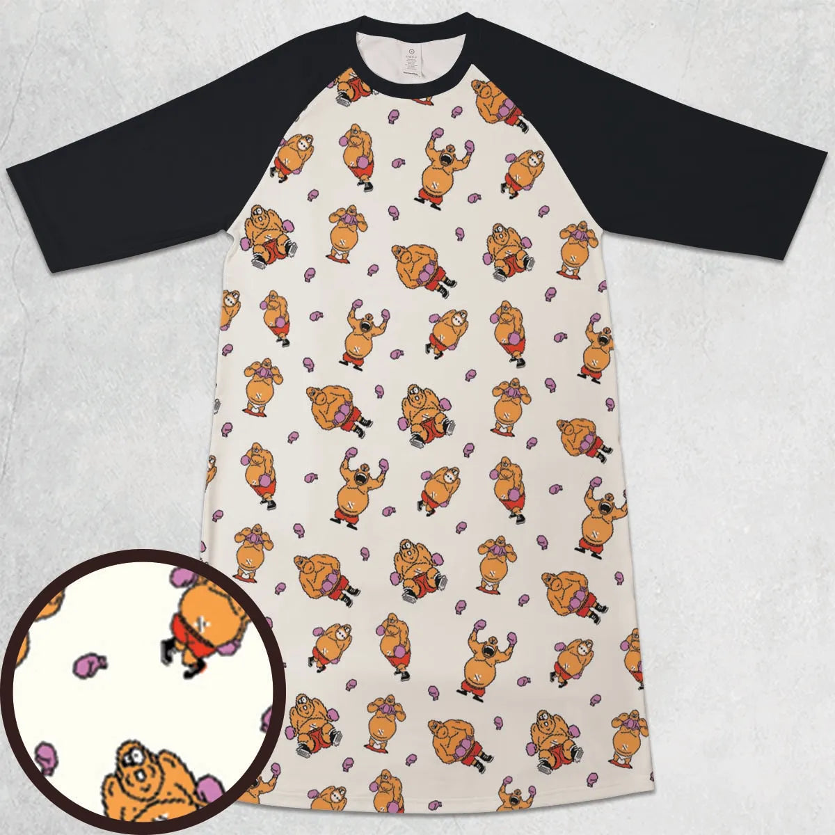 3/4 Sleeve Raglan Dress - YEEE15EV