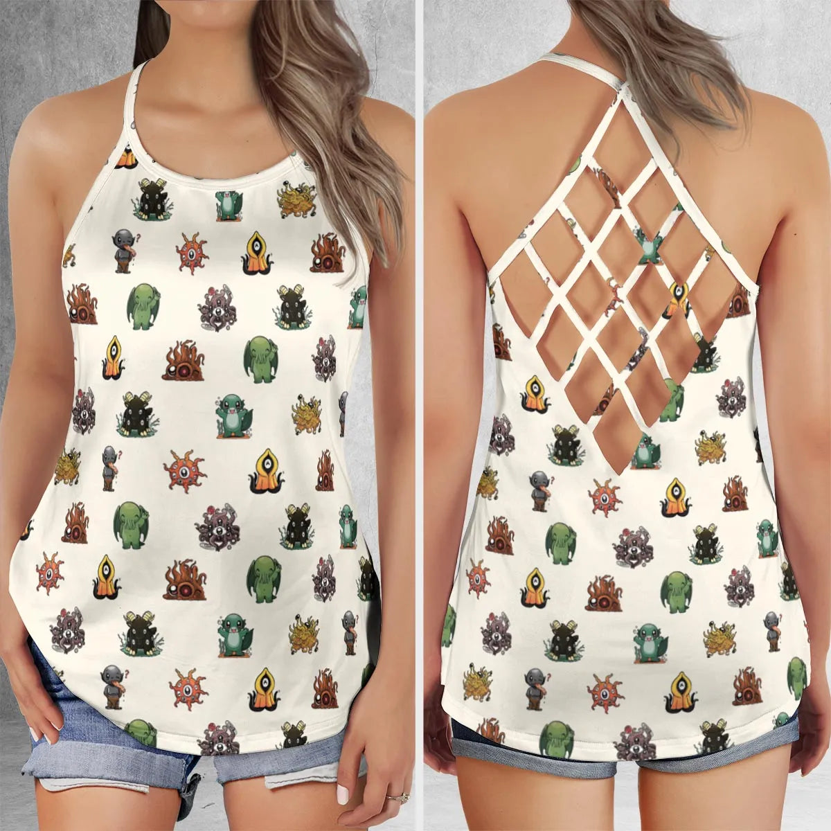 Criss Cross Tank Top - K8V8SM7F