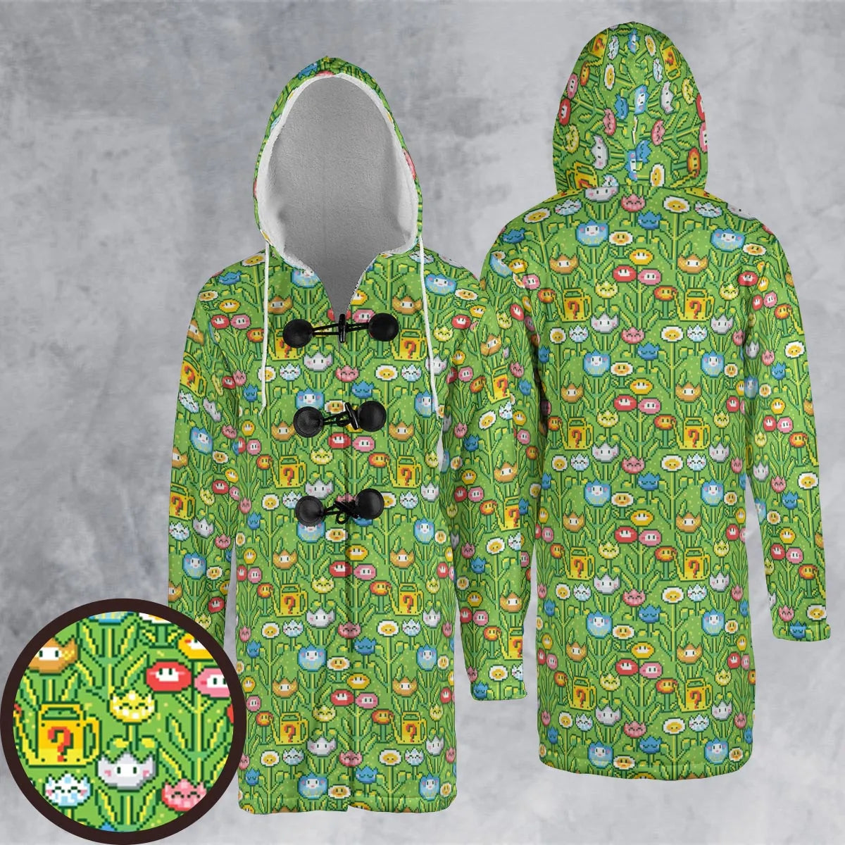 Hooded Cloak Coat - HEG2XHES