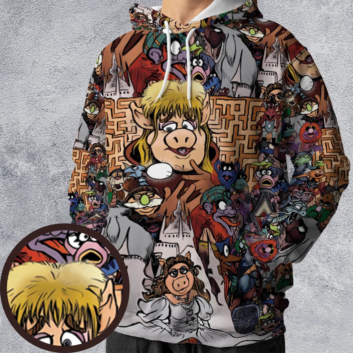 All-over Print Hoodie - K247ZJ5L