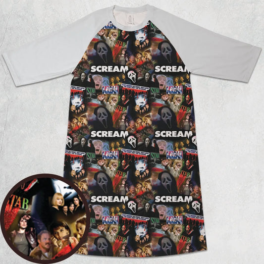 3/4 Sleeve Raglan Dress - M3PF6XGZ