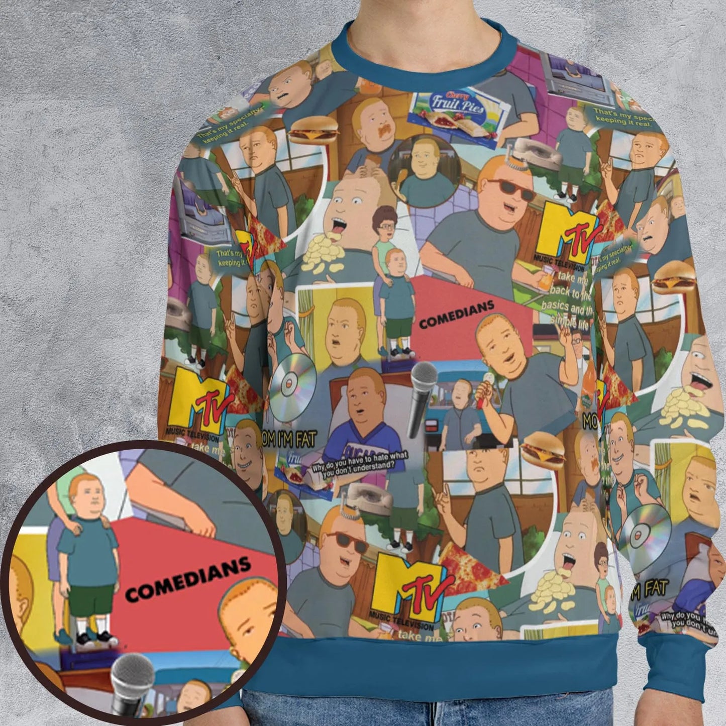 All-over Print Sweatshirt - 2WGFJUQU