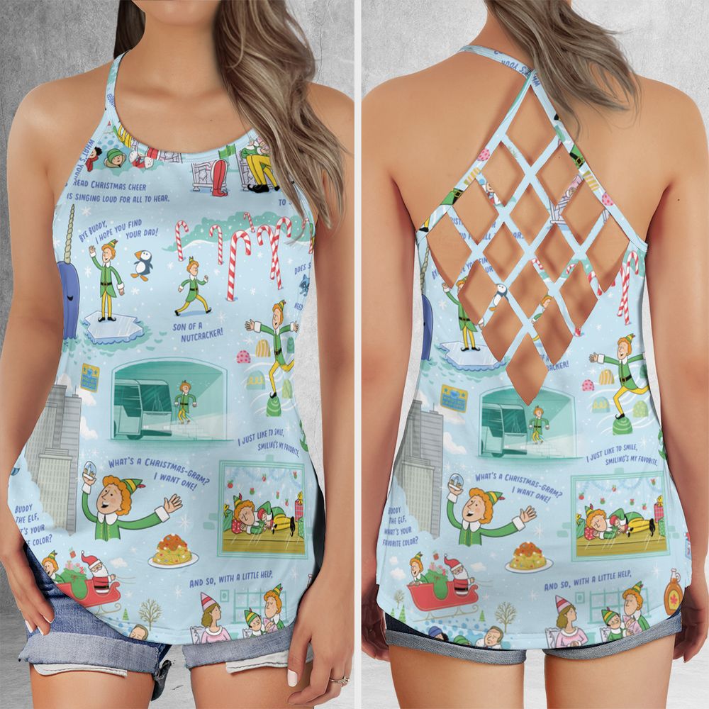 Criss Cross Tank Top - QFXFFMAD -  - 1
