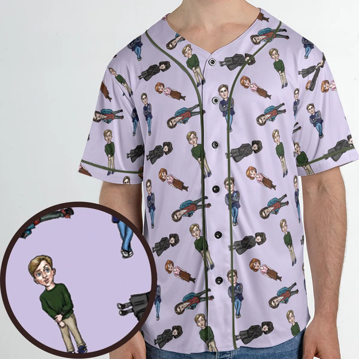 Unisex Baseball Jersey - EDR3FZVT