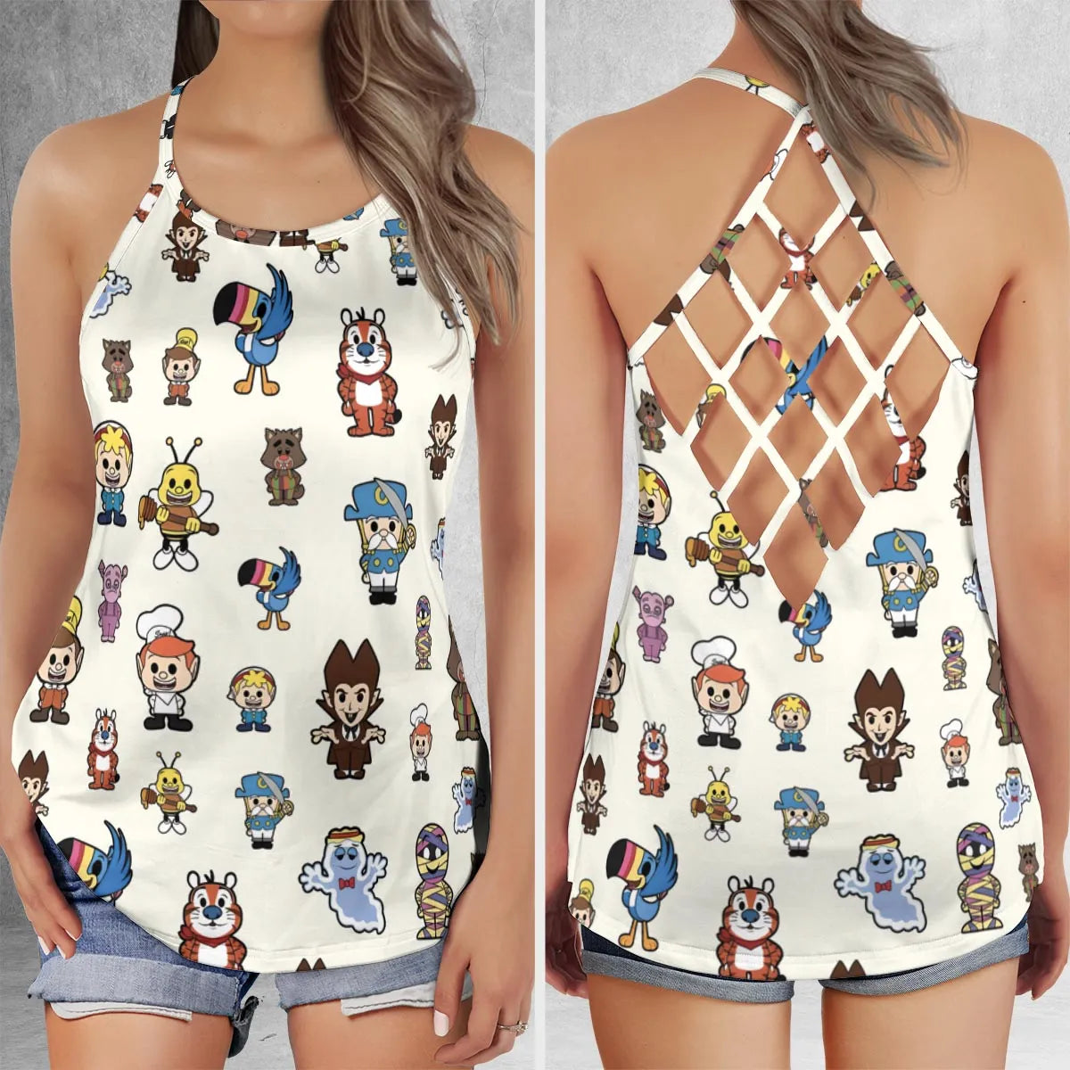 Criss Cross Tank Top - CT22TQJH