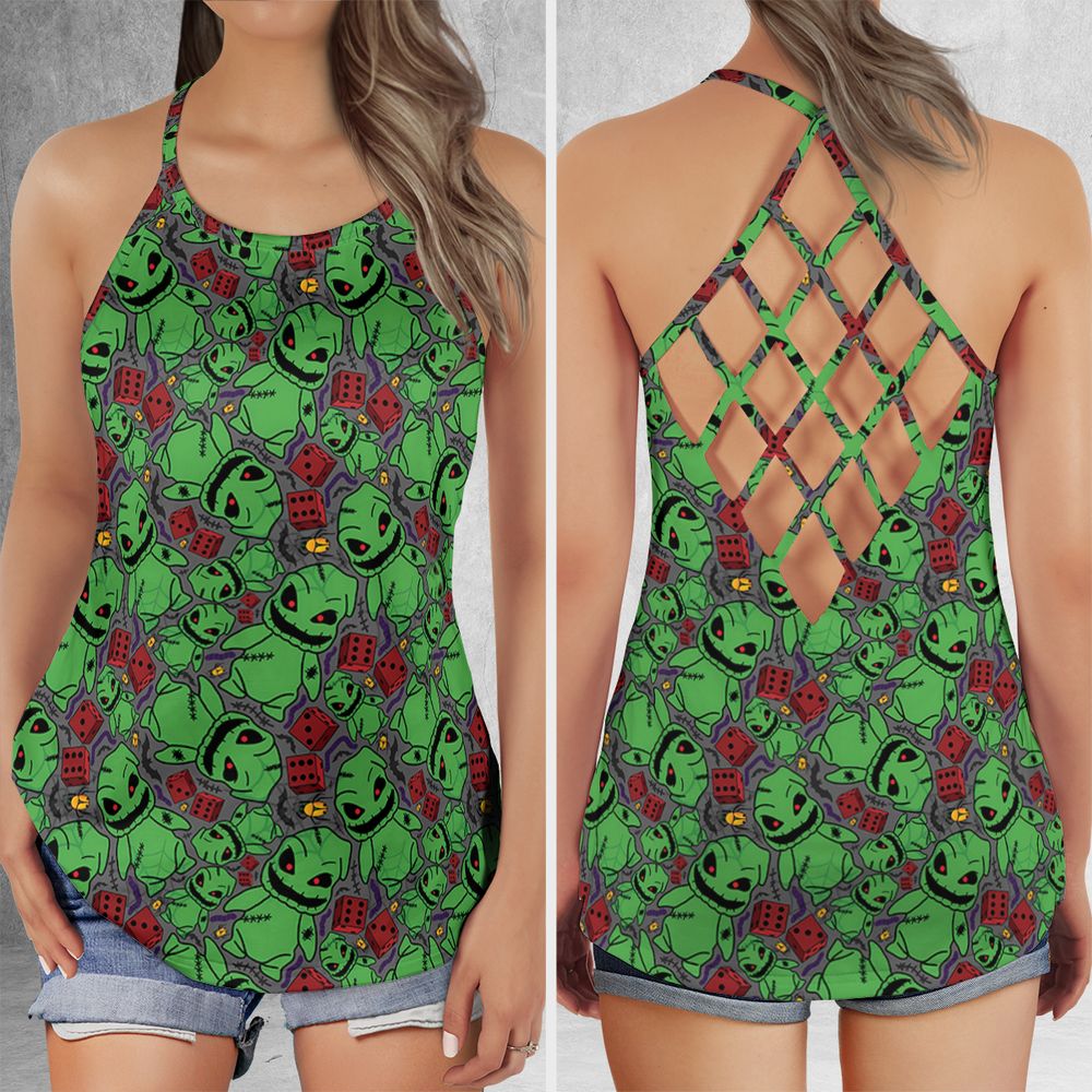 Criss Cross Tank Top - NDP555GR -  - 1
